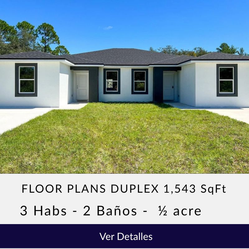 FLOOR PLANS DUPLEX 1,543 SqFt